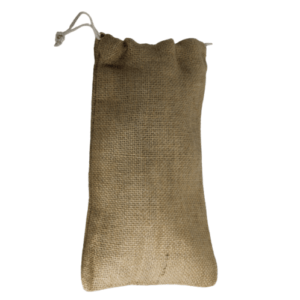 Jute drawstring pouch