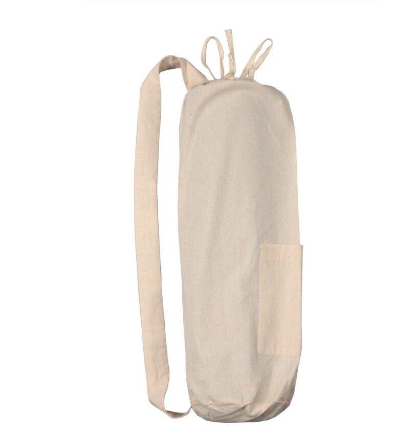 Cotton plain yoga bag