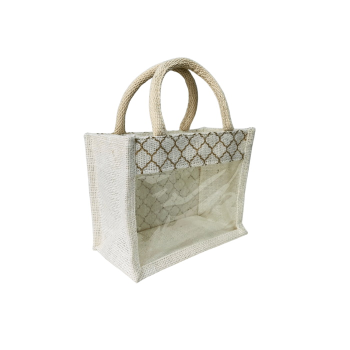PVC Jute Bags for Wedding Gifts