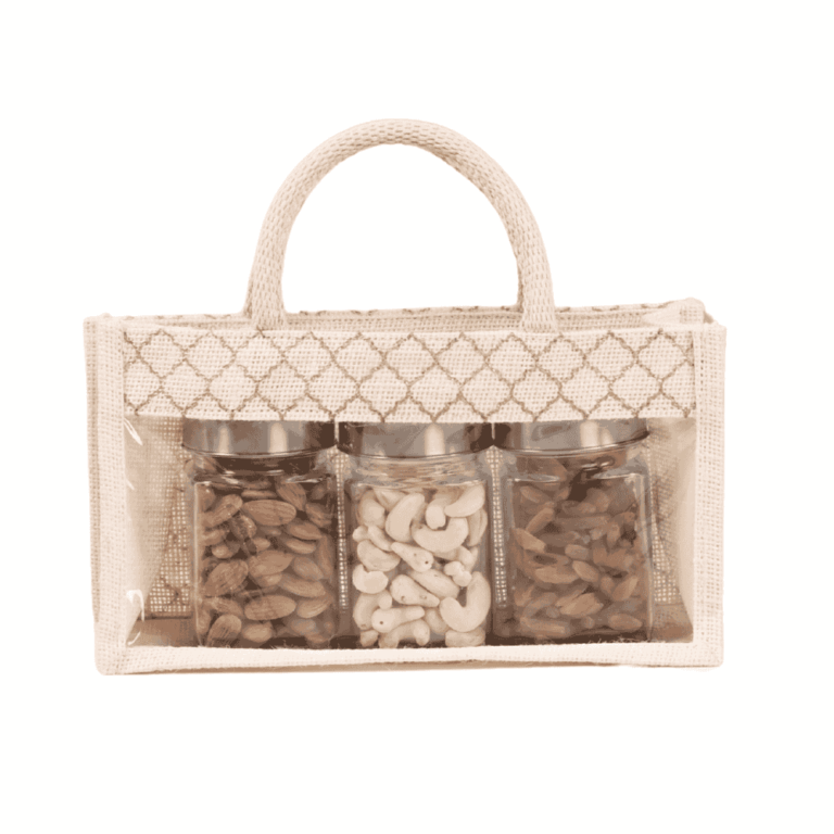 3 jar jute bag