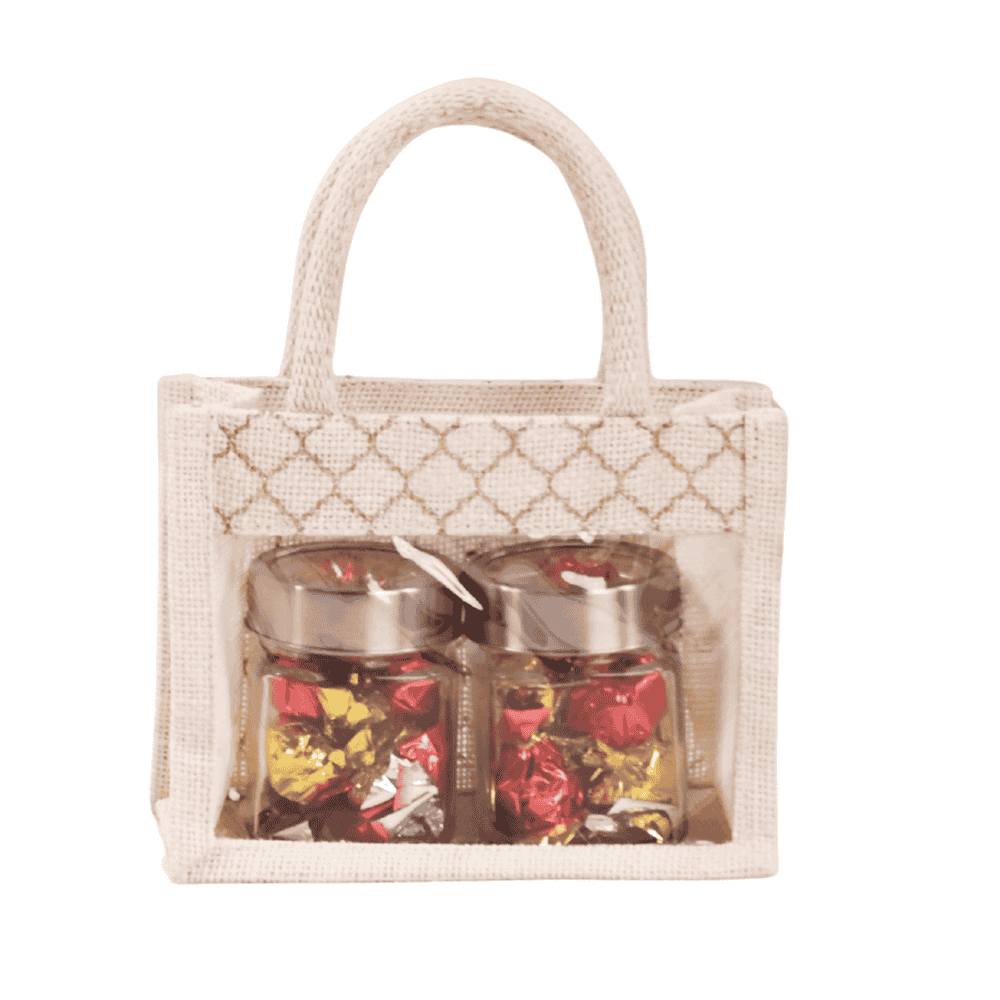 2 jar jute bag