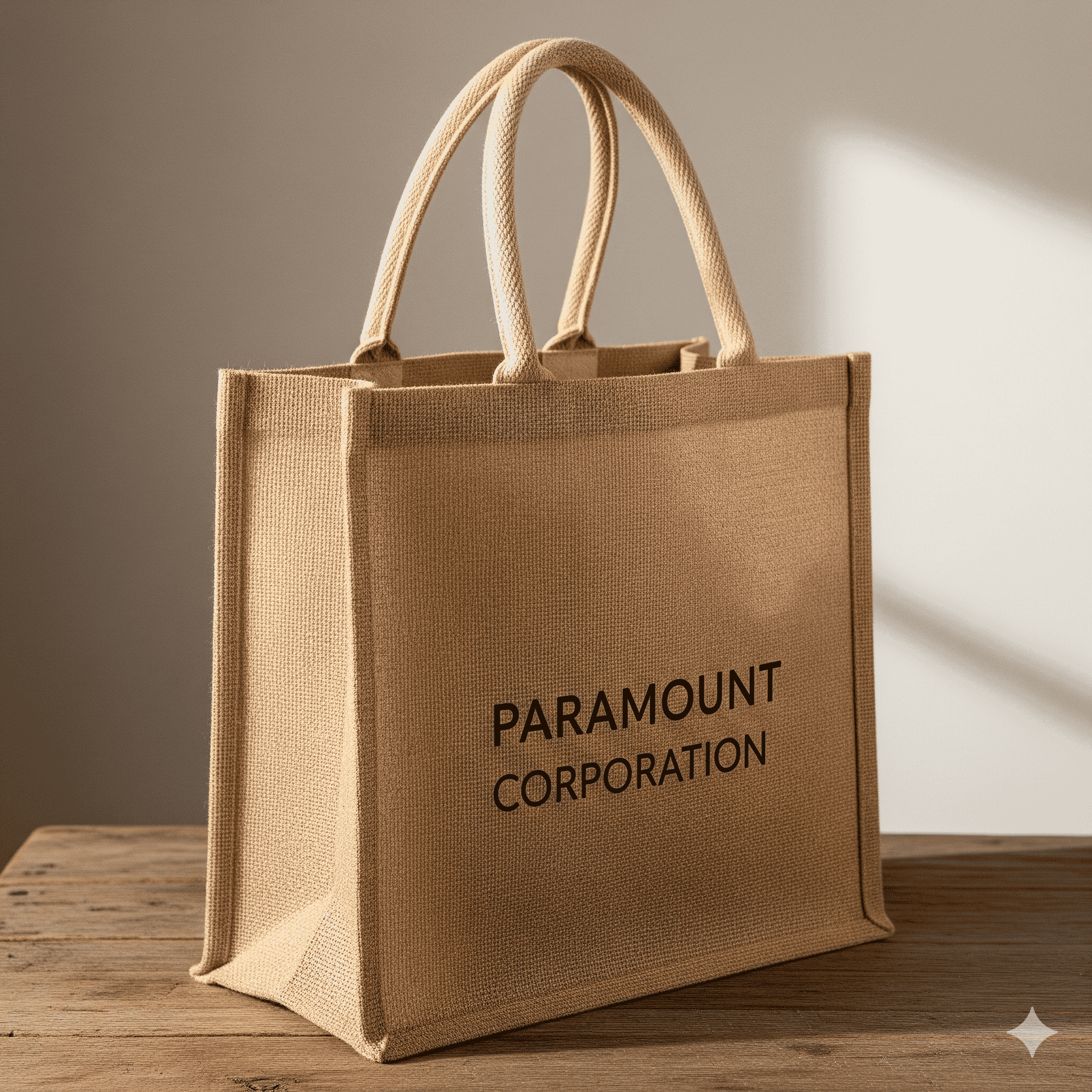 Ecofriendly Jute Tote Bags Manufacturer in India- Paramount Corporation