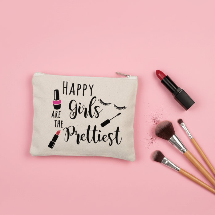 cosmetic bag and pouches