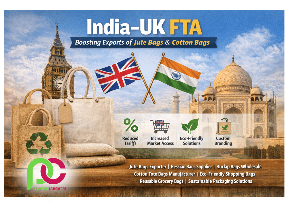 UK FTA for jute and cotton bag export