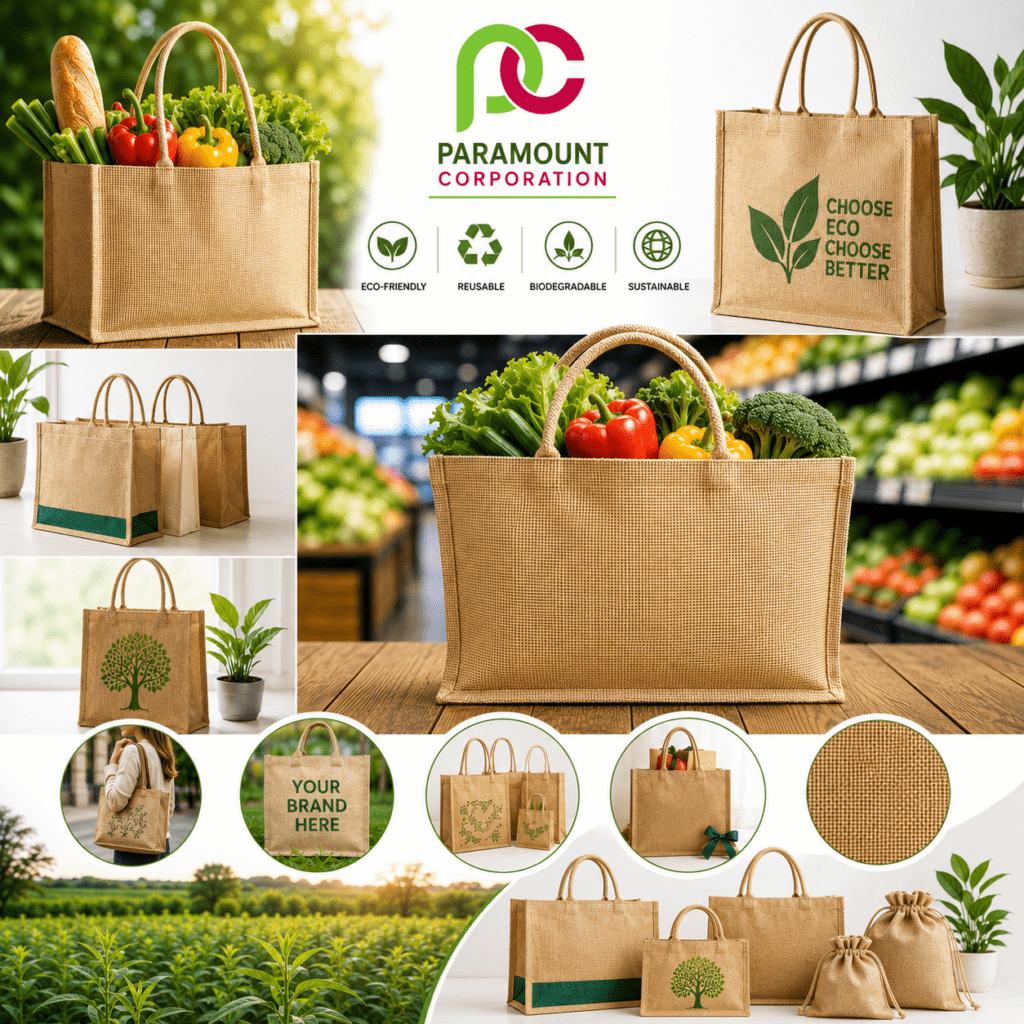 reusable burlap grocery bags